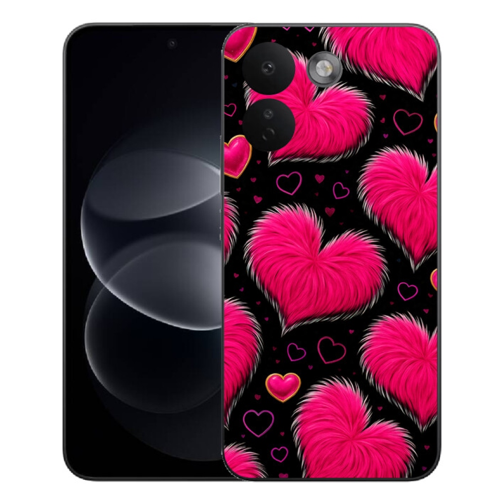 Gélový kryt mmCase na Xiaomi Redmi Note 17 Pro Max 5G - hebké srdce