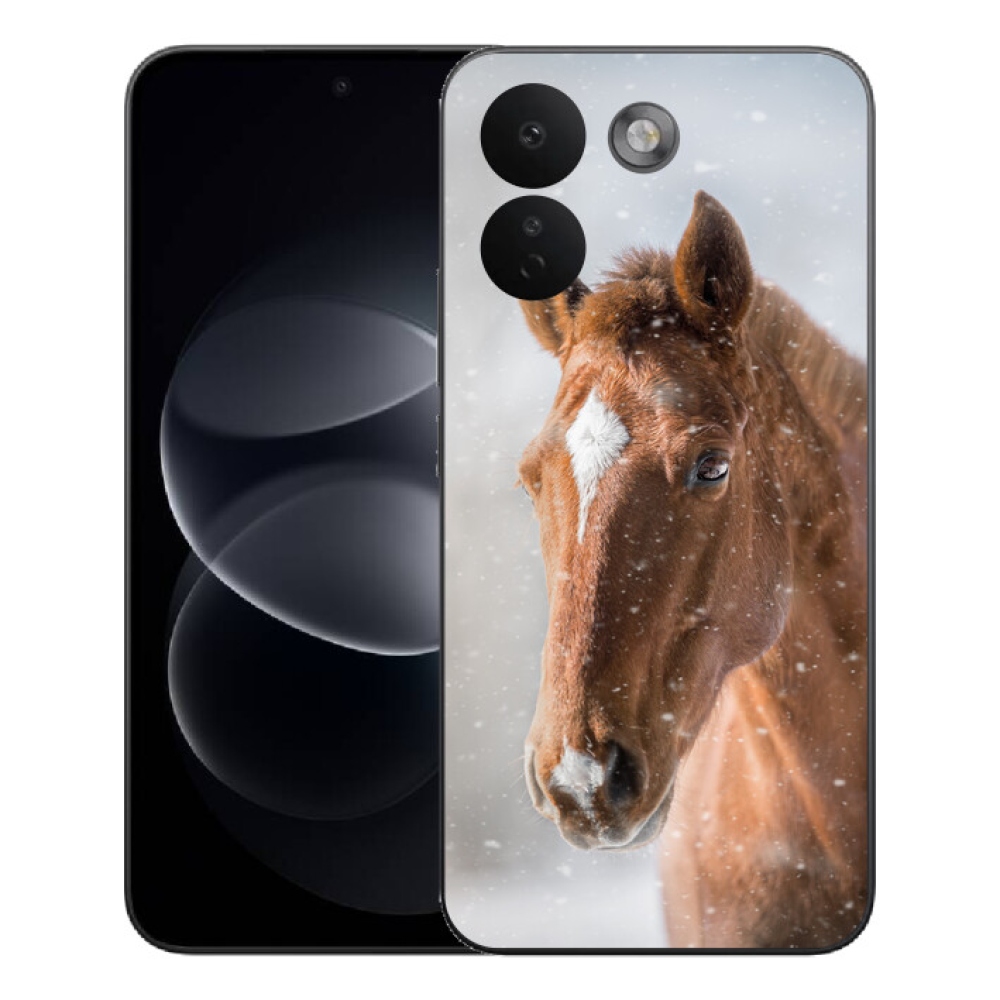 Gélový kryt mmCase na Xiaomi Redmi Note 17 Pro Max 5G - hnedý kôň 2
