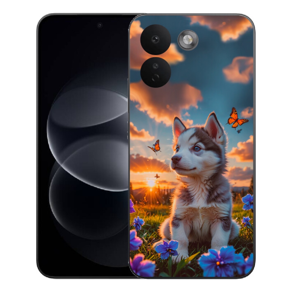 Gélový kryt mmCase na Xiaomi Redmi Note 17 Pro Max 5G - husky pri západe slnka