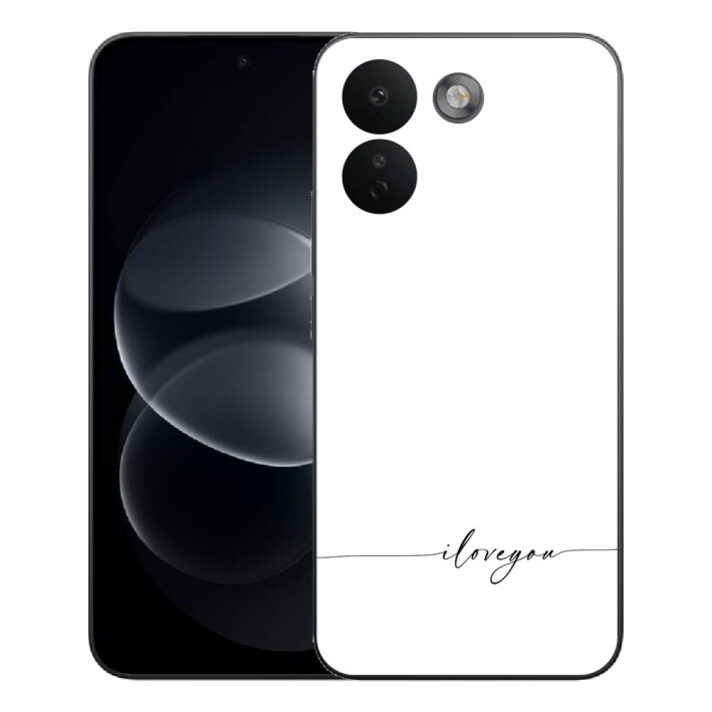 Gélový kryt mmCase na Xiaomi Redmi Note 17 Pro Max 5G - I love you biele pozadie