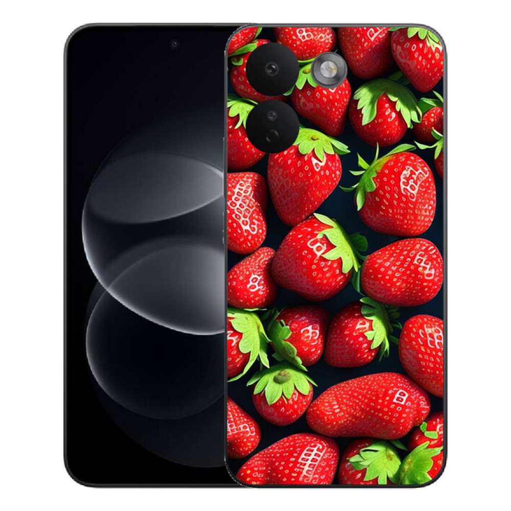 Gélový kryt mmCase na Xiaomi Redmi Note 17 Pro Max 5G - jahody