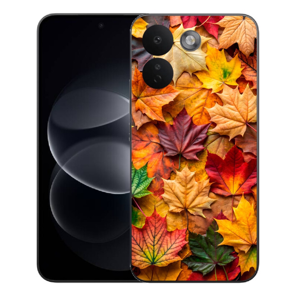 Gélový kryt mmCase na Xiaomi Redmi Note 17 Pro Max 5G - javorové listy 2