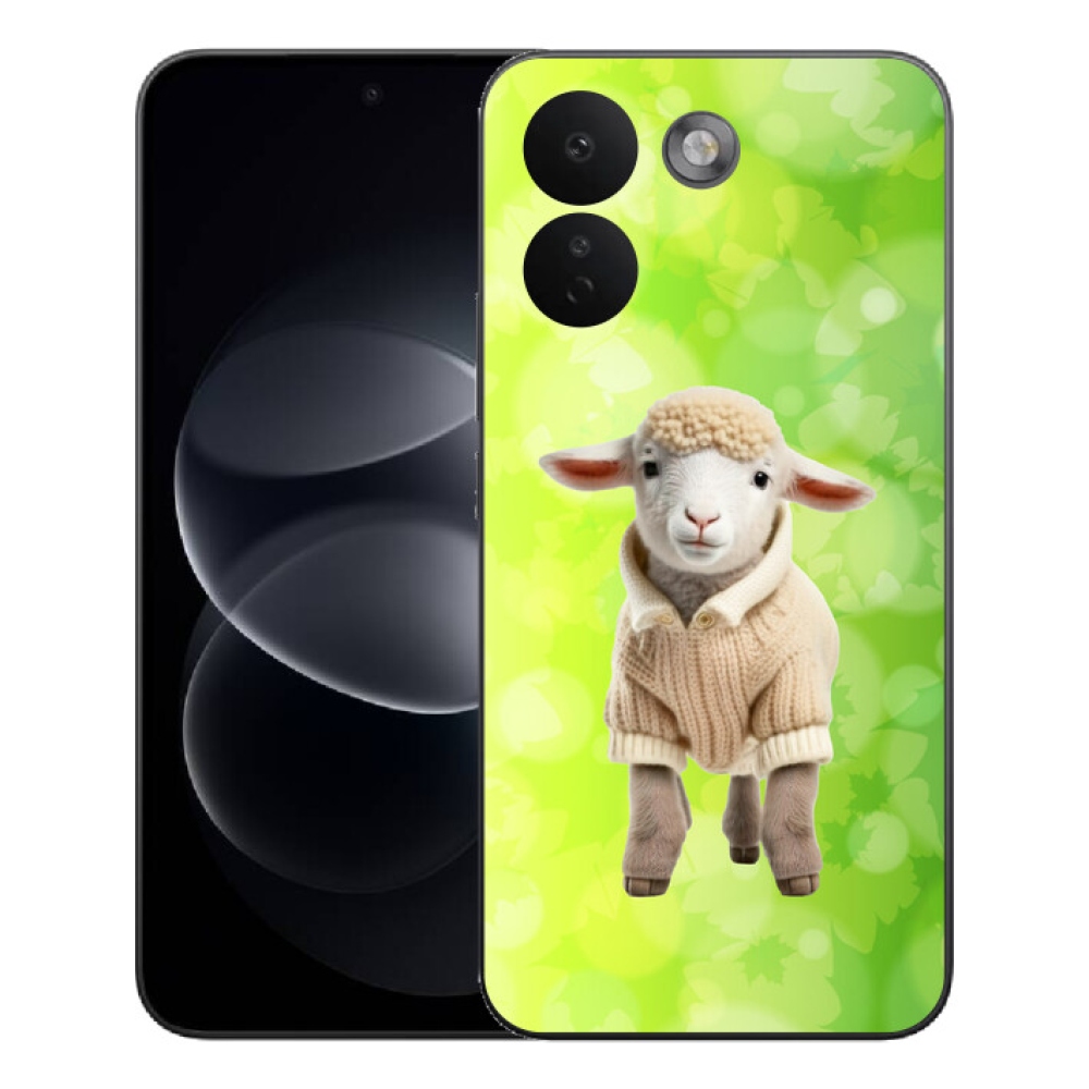 Gélový kryt mmCase na Xiaomi Redmi Note 17 Pro Max 5G - jahňa vo svetri