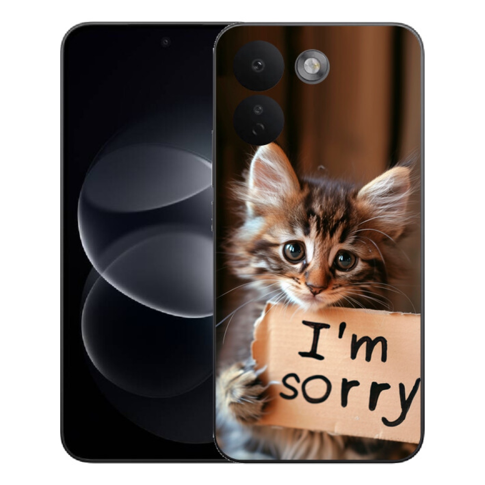 Gélový kryt mmCase na Xiaomi Redmi Note 17 Pro Max 5G - mačacie ospravedlnenie