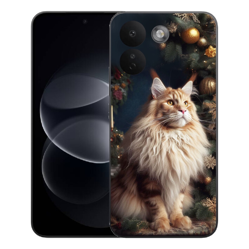Gélový kryt mmCase na Xiaomi Redmi Note 17 Pro Max 5G - mačka pri stromčeku