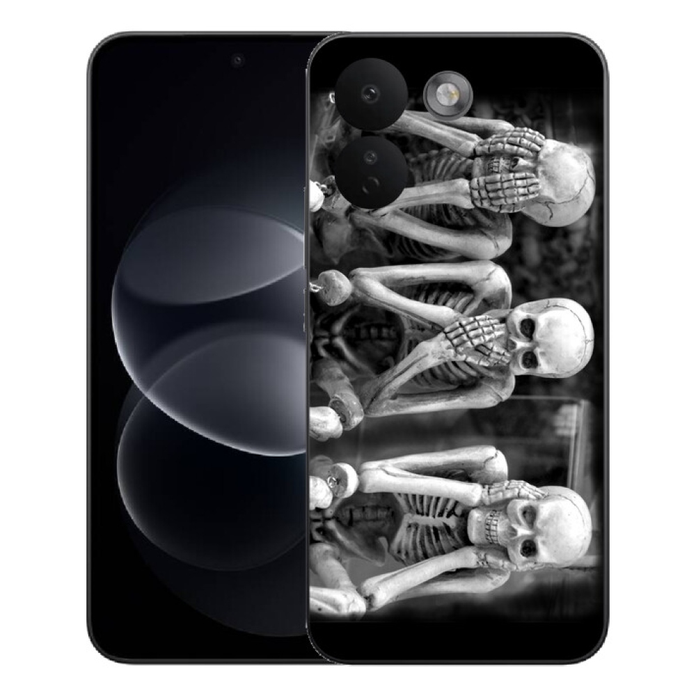Gélový kryt mmCase na Xiaomi Redmi Note 17 Pro Max 5G - kostlivci