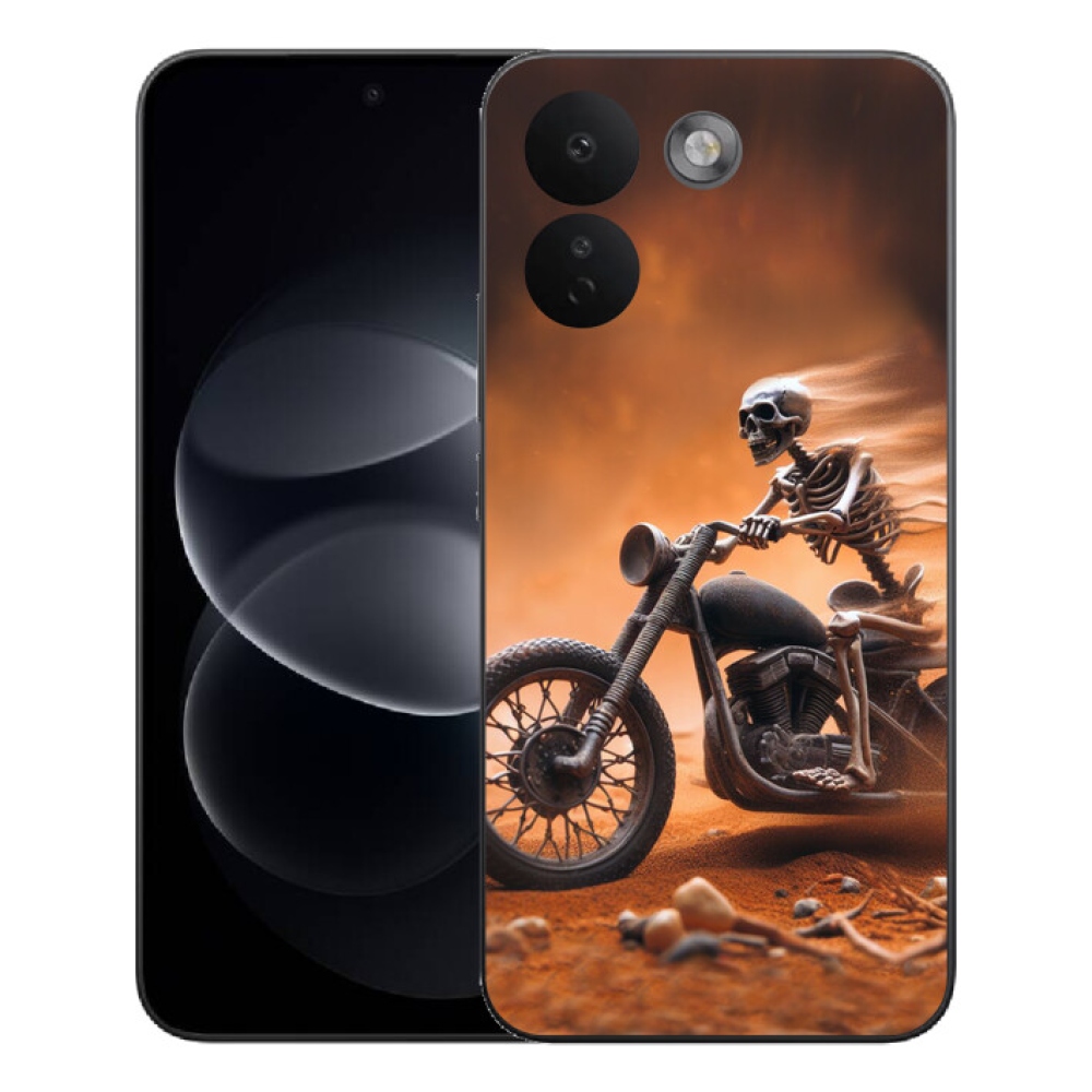 Gélový kryt mmCase na Xiaomi Redmi Note 17 Pro Max 5G - kostra na motorke