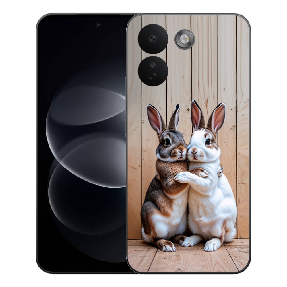 Gélový kryt mmCase na Xiaomi Redmi Note 17 Pro Max 5G - králičie pár