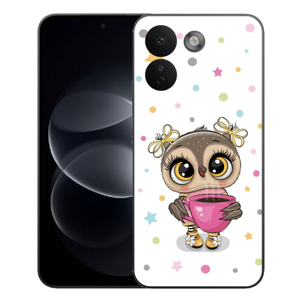 Gélový kryt mmCase na Xiaomi Redmi Note 17 Pro Max 5G - kreslená sovička