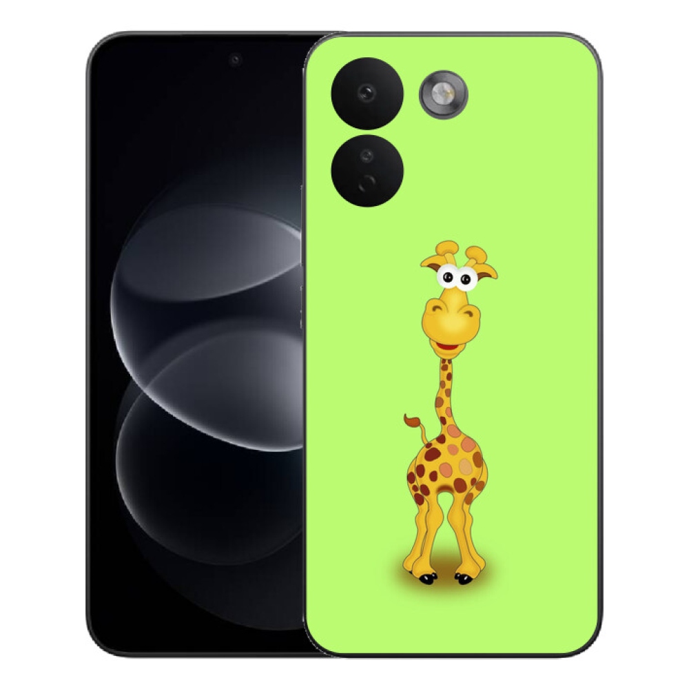 Gélový kryt mmCase na Xiaomi Redmi Note 17 Pro Max 5G - kreslená žirafa