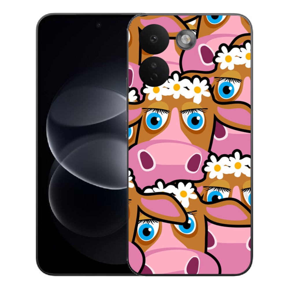 Gélový kryt mmCase na Xiaomi Redmi Note 17 Pro Max 5G - kreslené kravičky