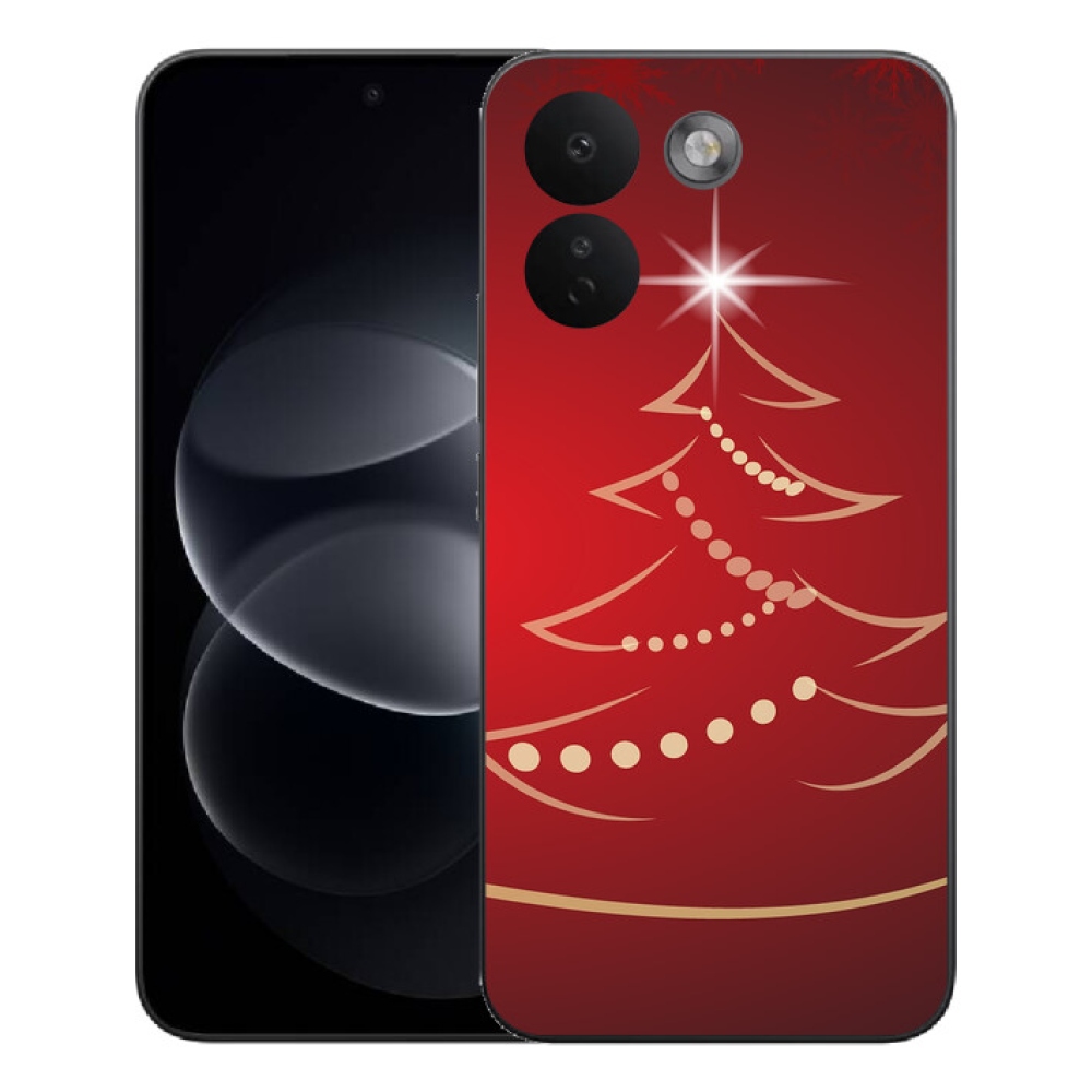 Gélový kryt mmCase na Xiaomi Redmi Note 17 Pro Max 5G - kreslený vianočný stromček