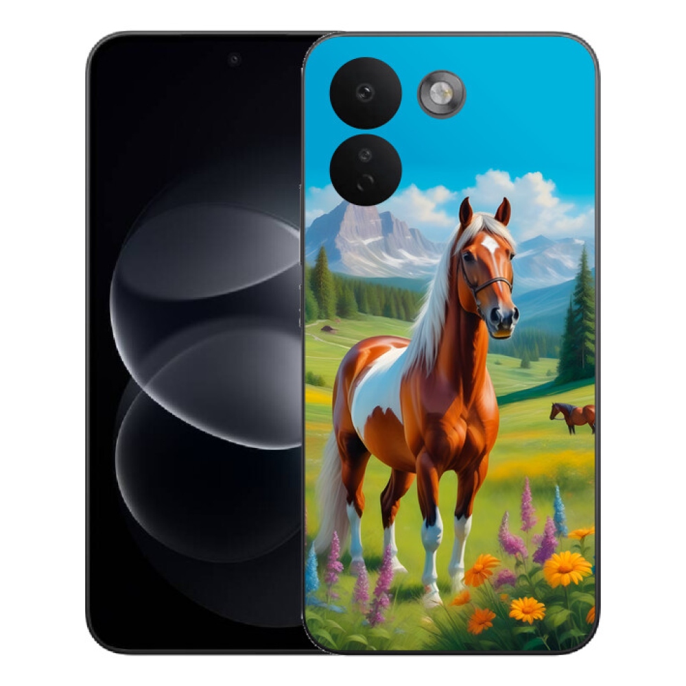 Gélový kryt mmCase na Xiaomi Redmi Note 17 Pro Max 5G - kôň na lúke