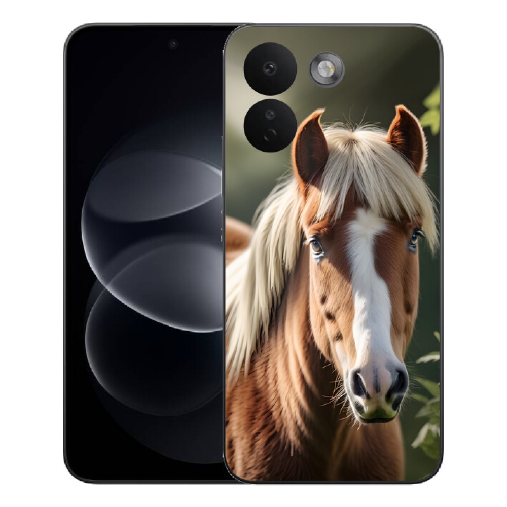 Gélový kryt mmCase na Xiaomi Redmi Note 17 Pro Max 5G - kôň so svetlou hrivou