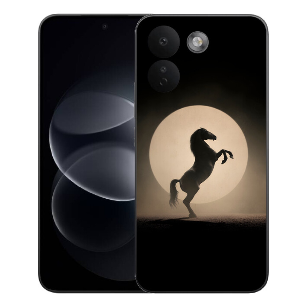 Gélový kryt mmCase na Xiaomi Redmi Note 17 Pro Max 5G - kôň v siluete