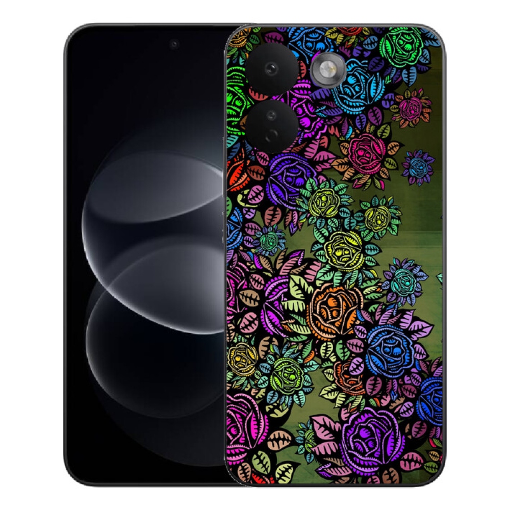 Gélový kryt mmCase na Xiaomi Redmi Note 17 Pro Max 5G - kvety 6