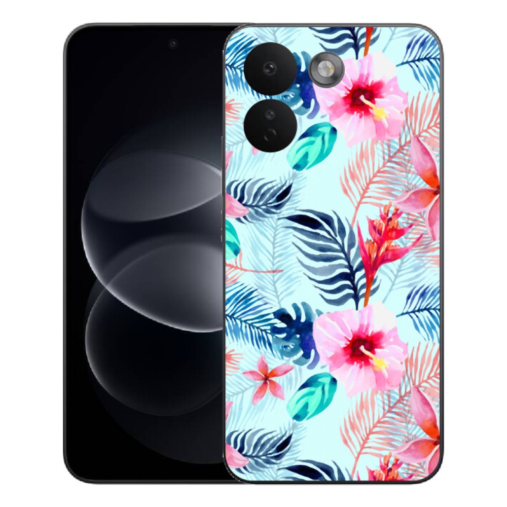 Gélový kryt mmCase na Xiaomi Redmi Note 17 Pro Max 5G - kvety