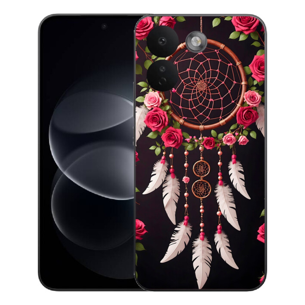 Gélový kryt mmCase na Xiaomi Redmi Note 17 Pro Max 5G - lapač snov s ružami