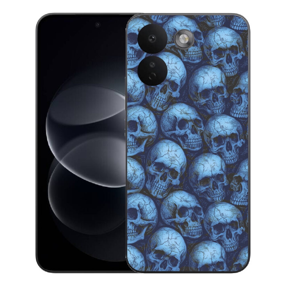 Gélový kryt mmCase na Xiaomi Redmi Note 17 Pro Max 5G - lebky