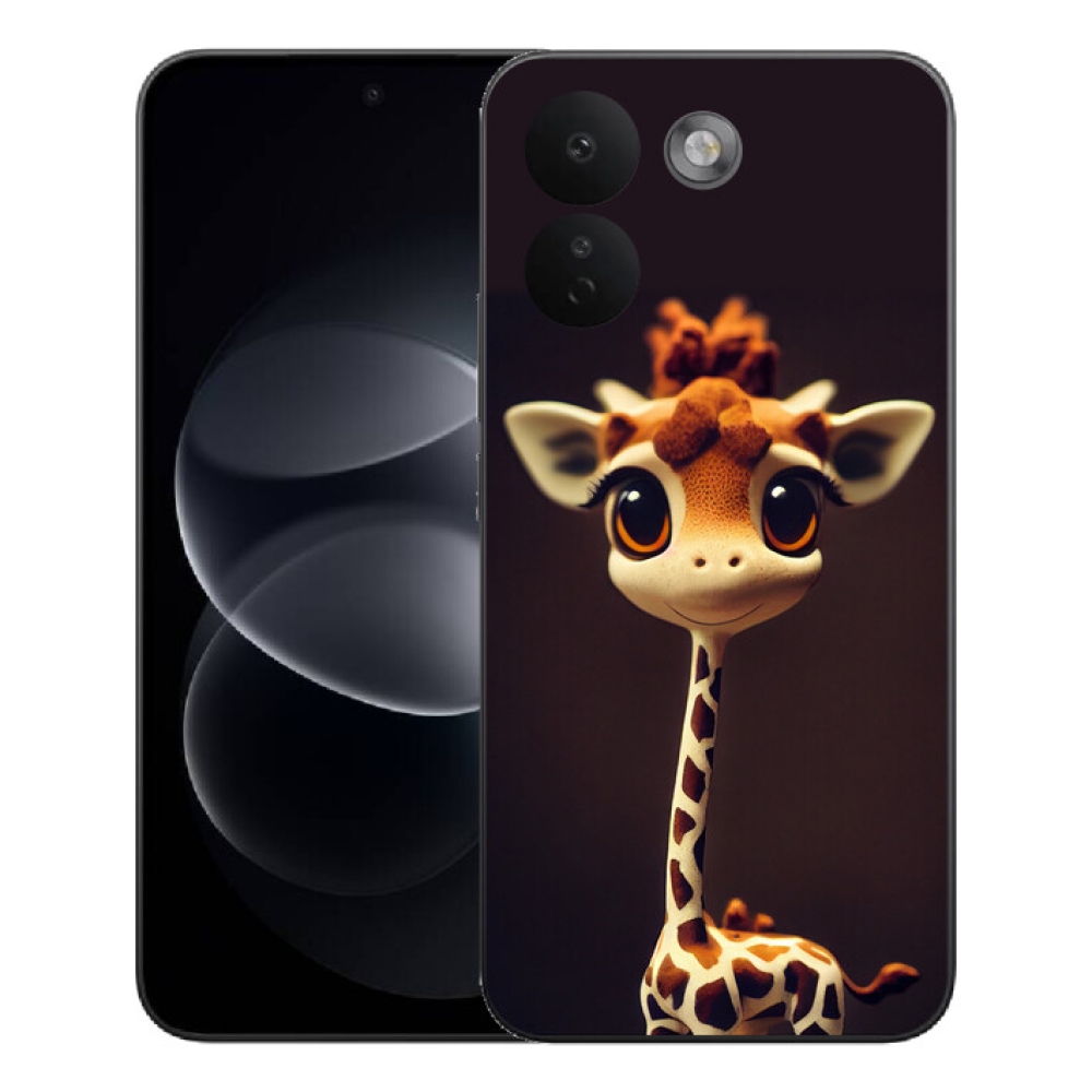 Gélový kryt mmCase na Xiaomi Redmi Note 17 Pro Max 5G - malá žirafa