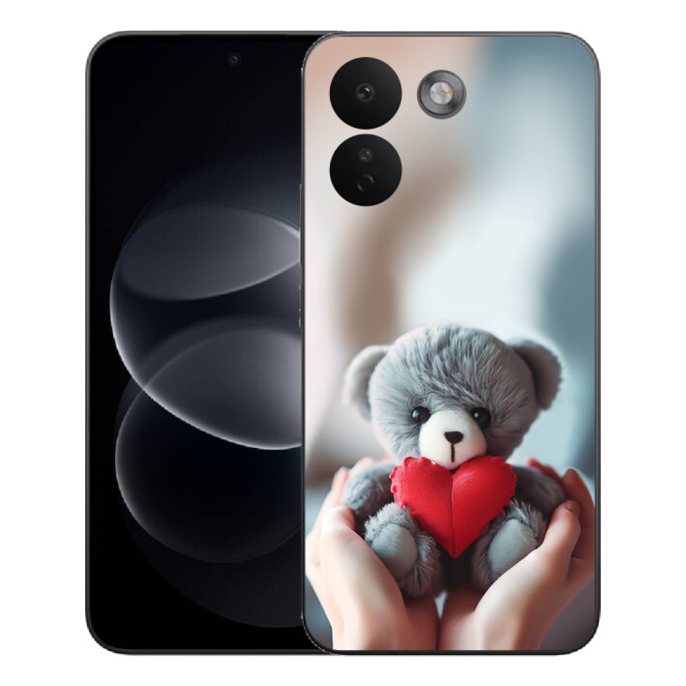 Gélový kryt mmCase na Xiaomi Redmi Note 17 Pro Max 5G - medvedík pre zamilovaných