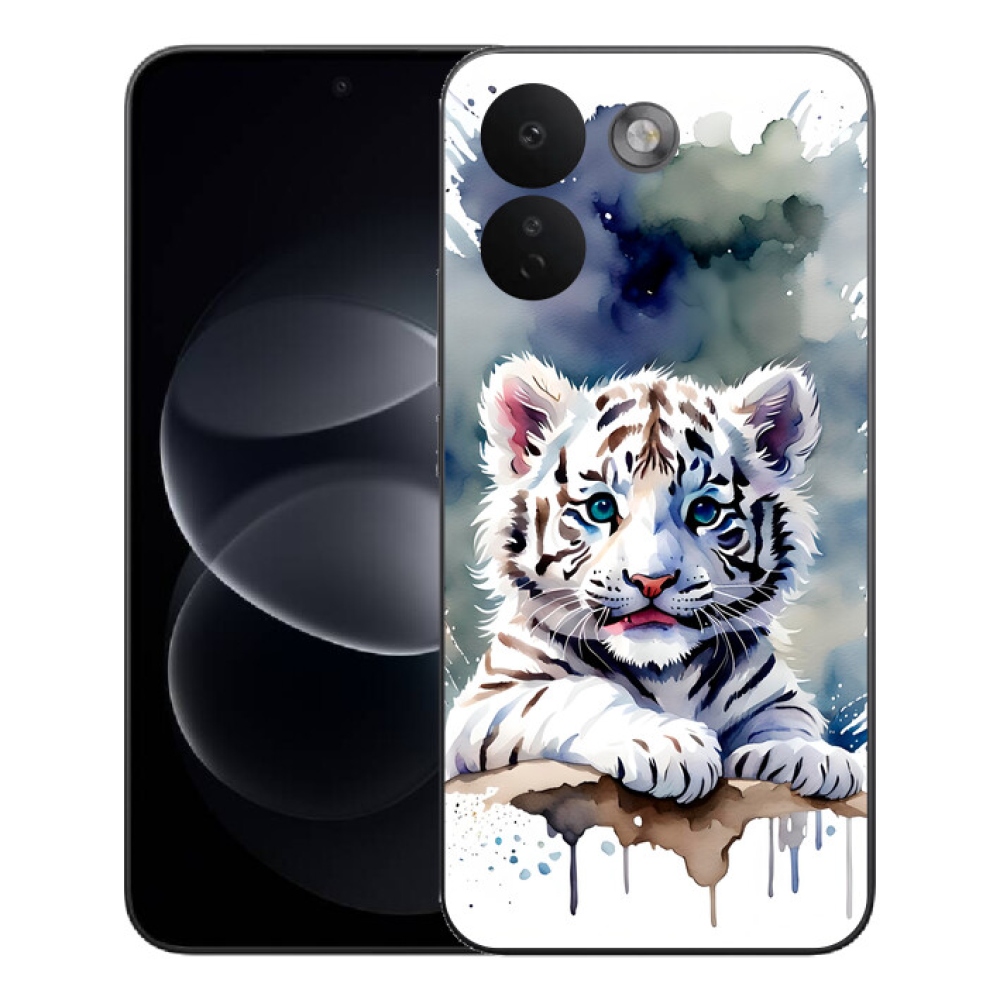 Gélový kryt mmCase na Xiaomi Redmi Note 17 Pro Max 5G - mláďa bieleho tigra
