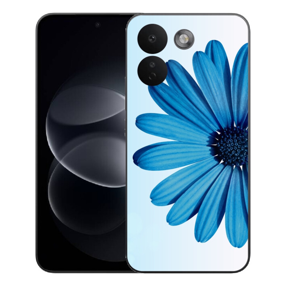 Gélový kryt mmCase na Xiaomi Redmi Note 17 Pro Max 5G - modrá margaréta