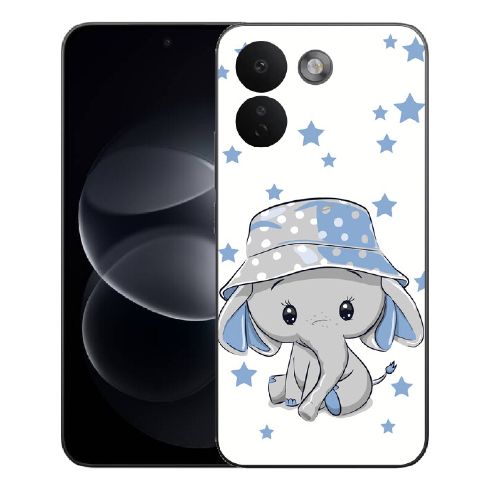 Gélový kryt mmCase na Xiaomi Redmi Note 17 Pro Max 5G - modrý slon