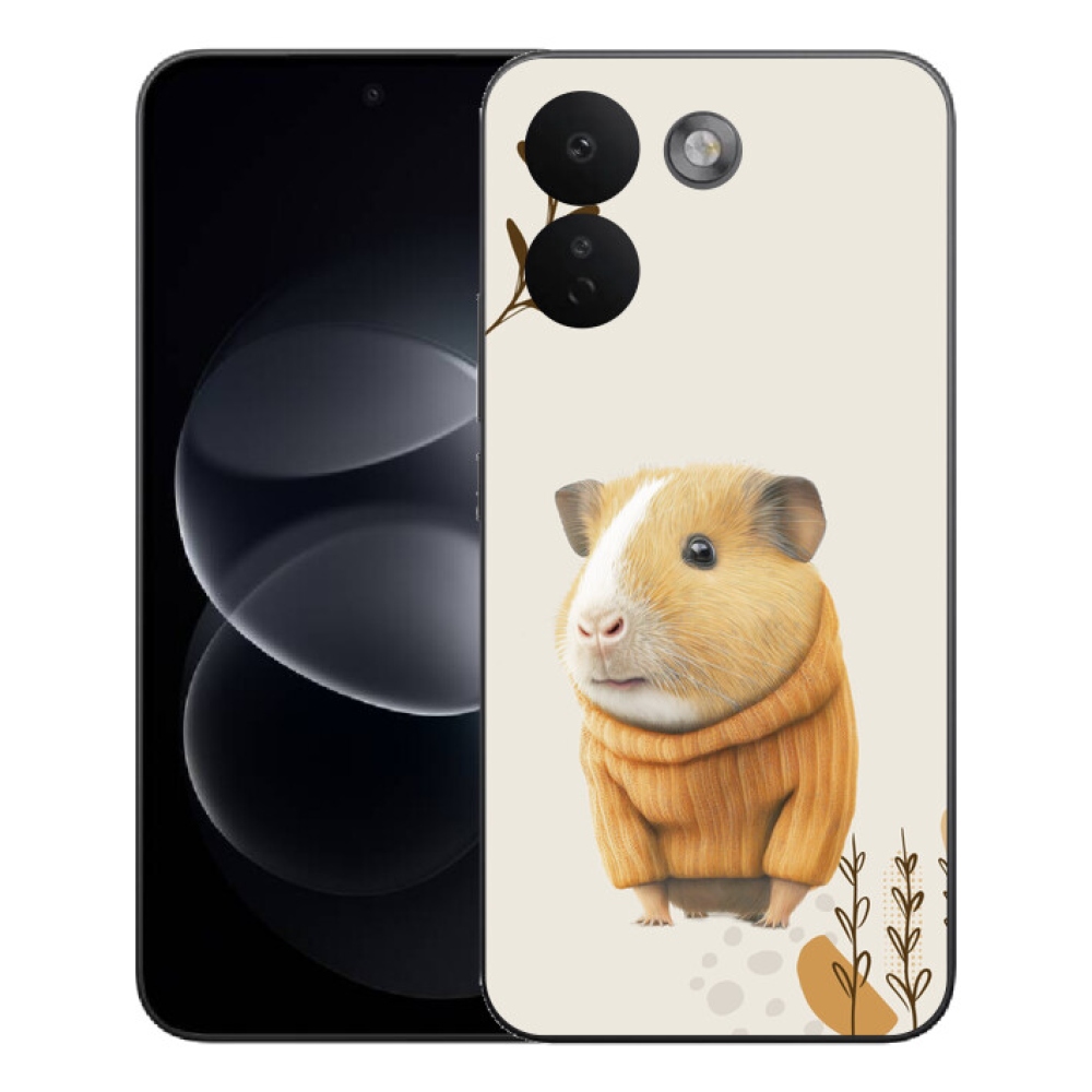 Gélový kryt mmCase na Xiaomi Redmi Note 17 Pro Max 5G - morča vo svetri