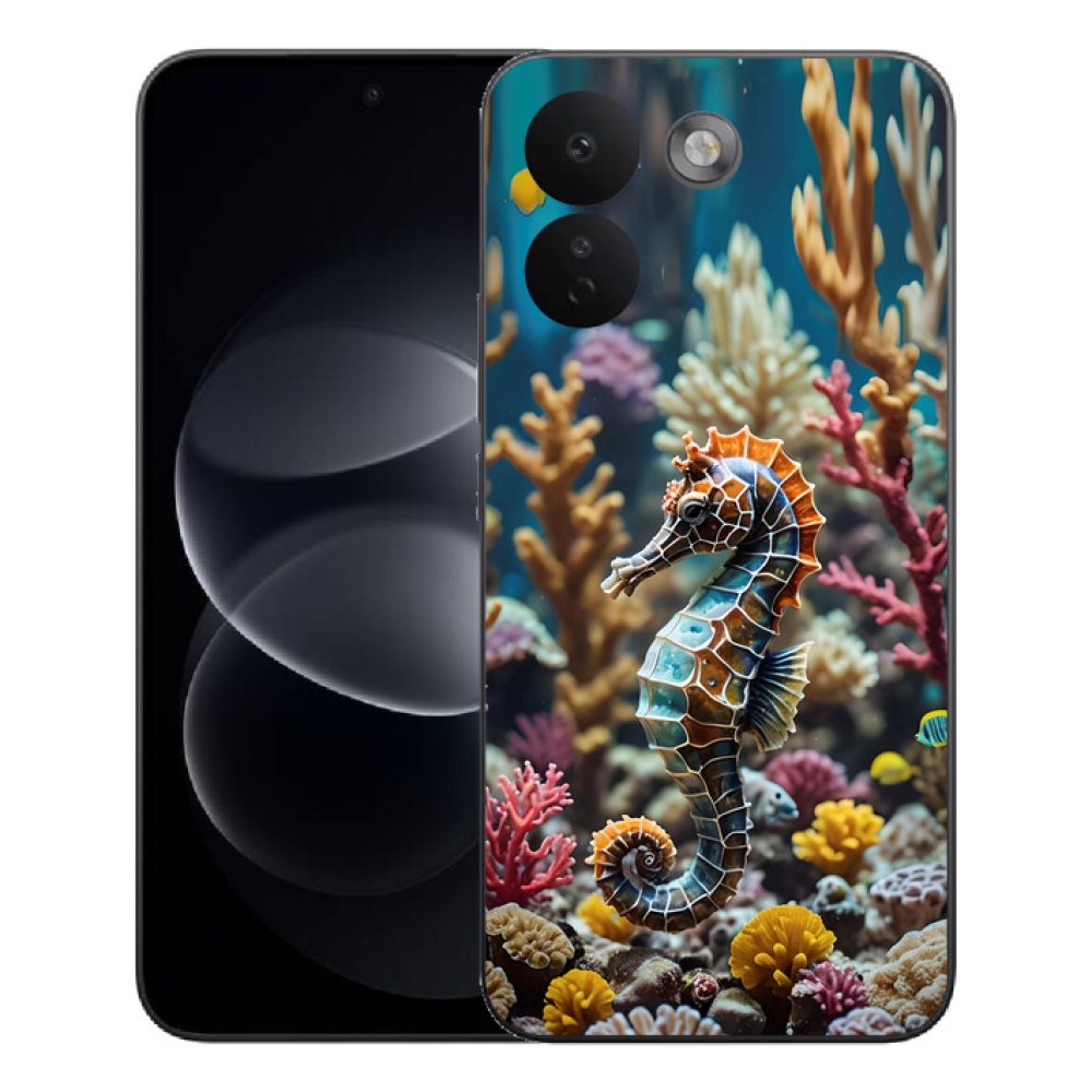 Gélový kryt mmCase na Xiaomi Redmi Note 17 Pro Max 5G - morský koník 2