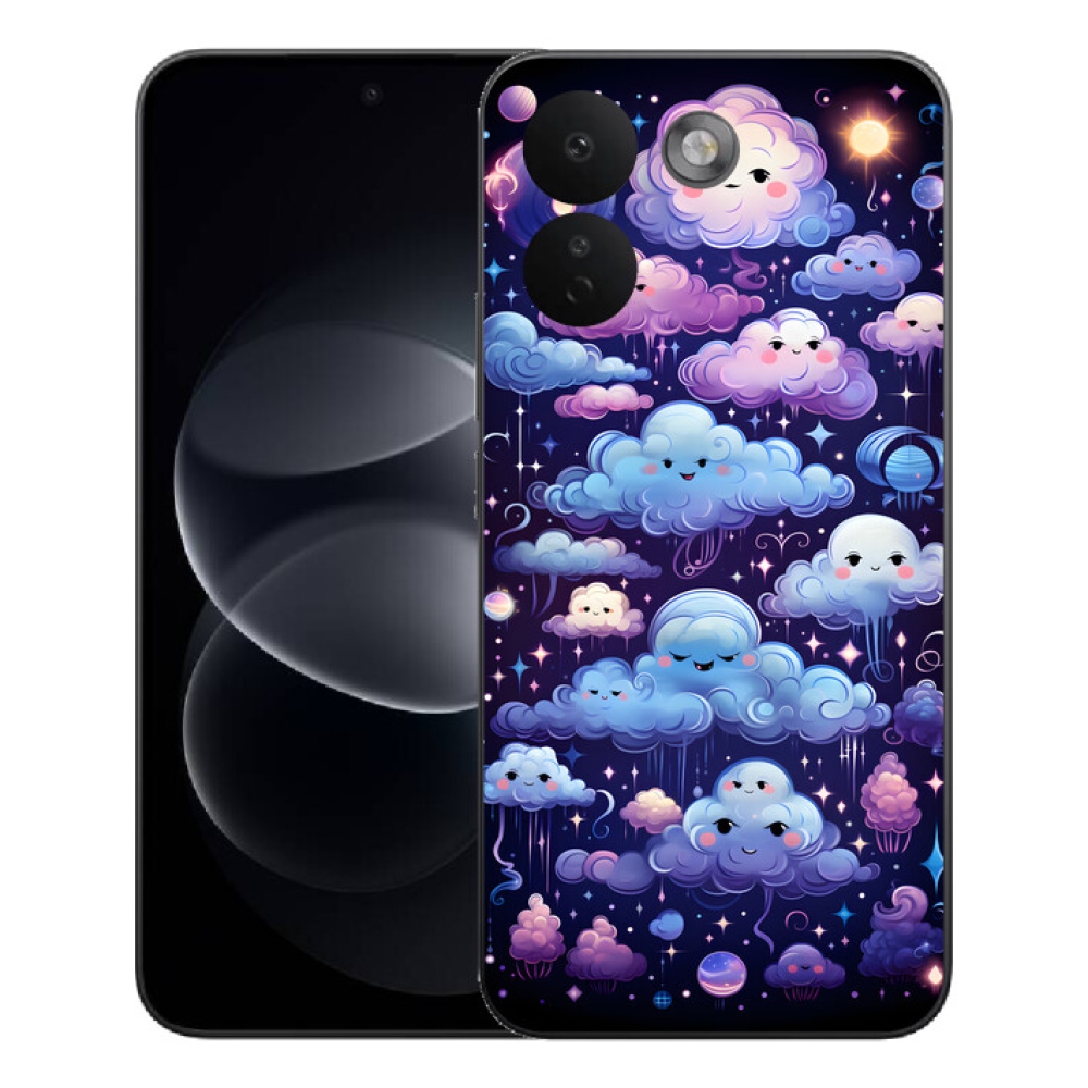 Gélový kryt mmCase na Xiaomi Redmi Note 17 Pro Max 5G - mráčiky