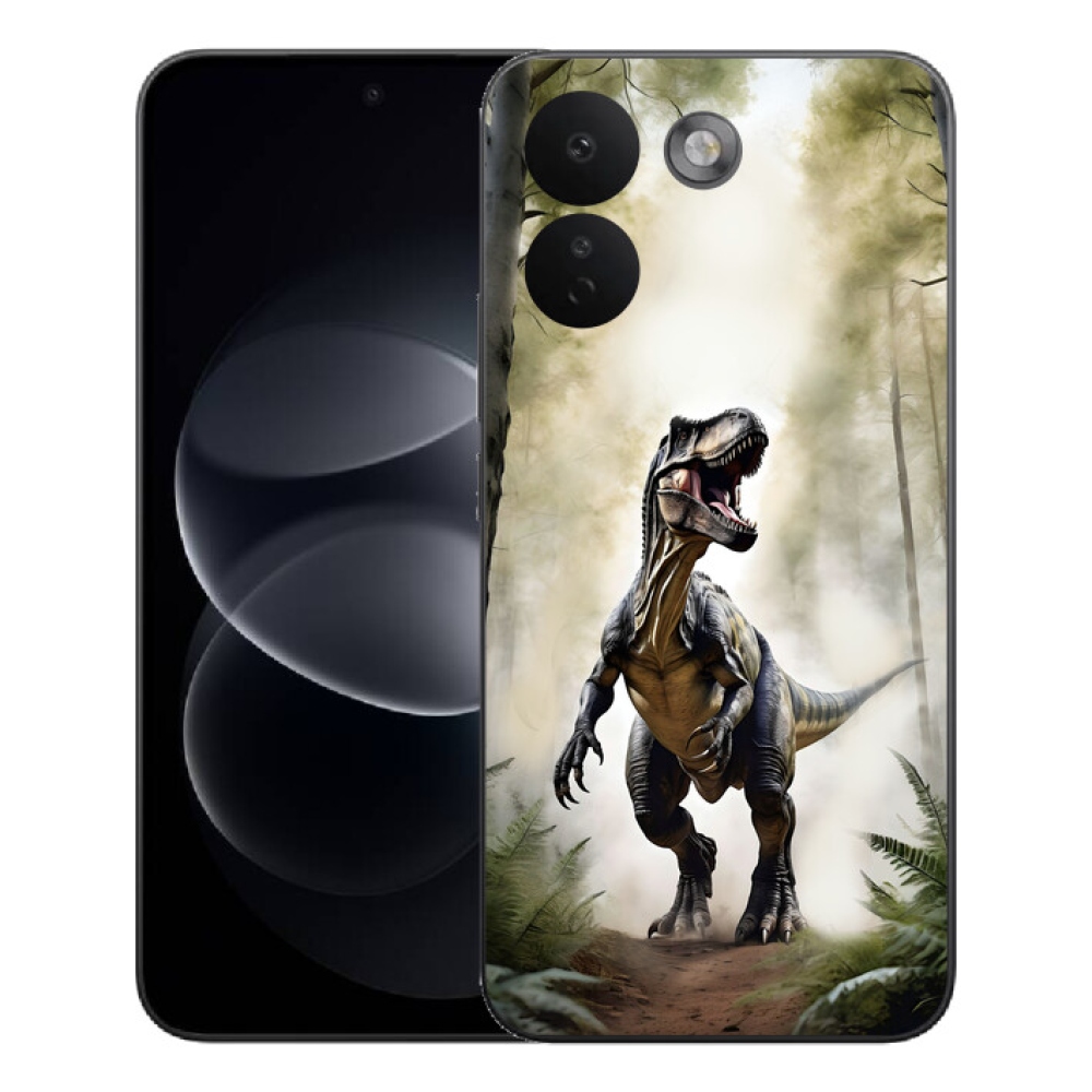Gélový kryt mmCase na Xiaomi Redmi Note 17 Pro Max 5G - naštvaný T-Rex