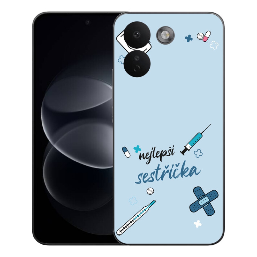 Gélový kryt mmCase na Xiaomi Redmi Note 17 Pro Max 5G - najlepšia sestrička modré pozadie