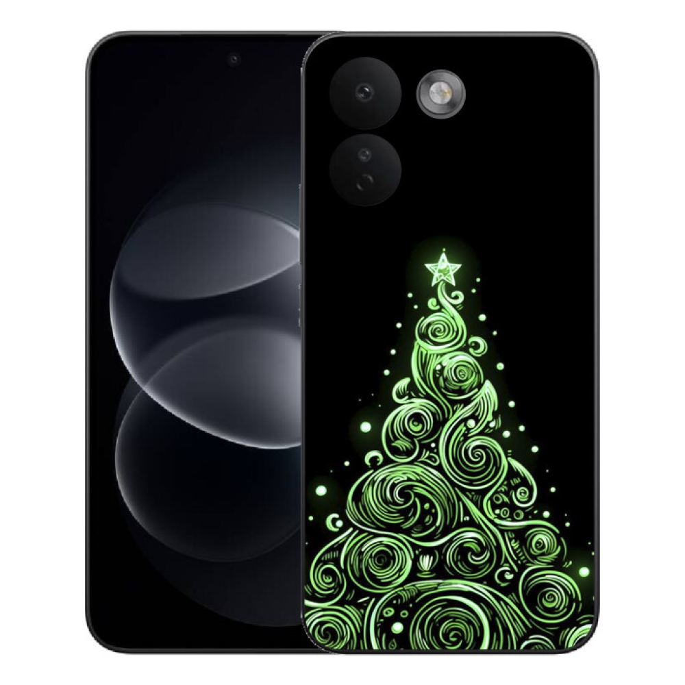 Gélový kryt mmCase na Xiaomi Redmi Note 17 Pro Max 5G - neónový vianočný stromček 3