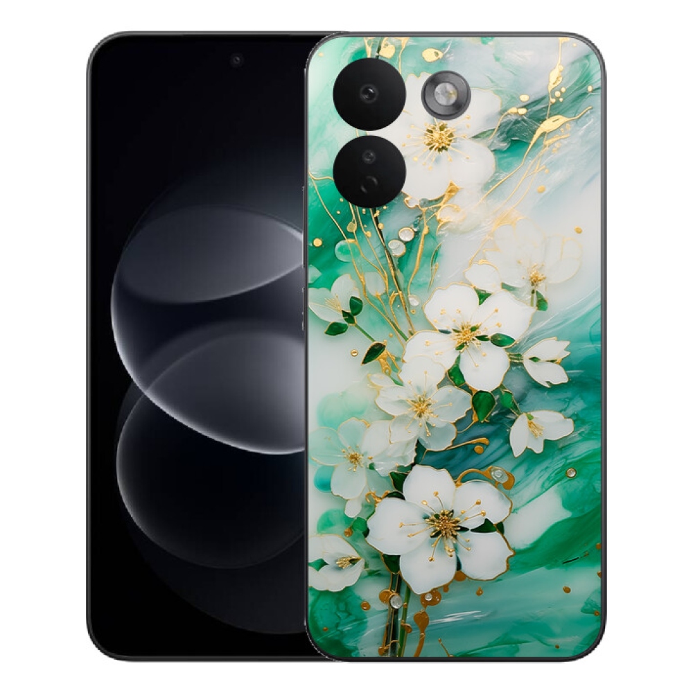 Gélový kryt mmCase na Xiaomi Redmi Note 17 Pro Max 5G - nežné kvety