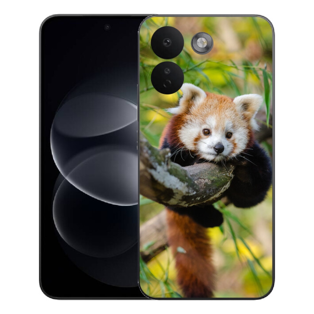 Gélový kryt mmCase na Xiaomi Redmi Note 17 Pro Max 5G - panda červená
