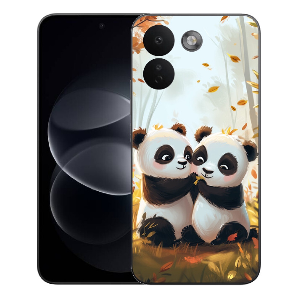 Gélový kryt mmCase na Xiaomi Redmi Note 17 Pro Max 5G - pandy