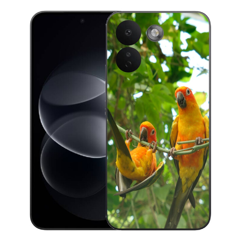 Gélový kryt mmCase na Xiaomi Redmi Note 17 Pro Max 5G - papagáje aratingy