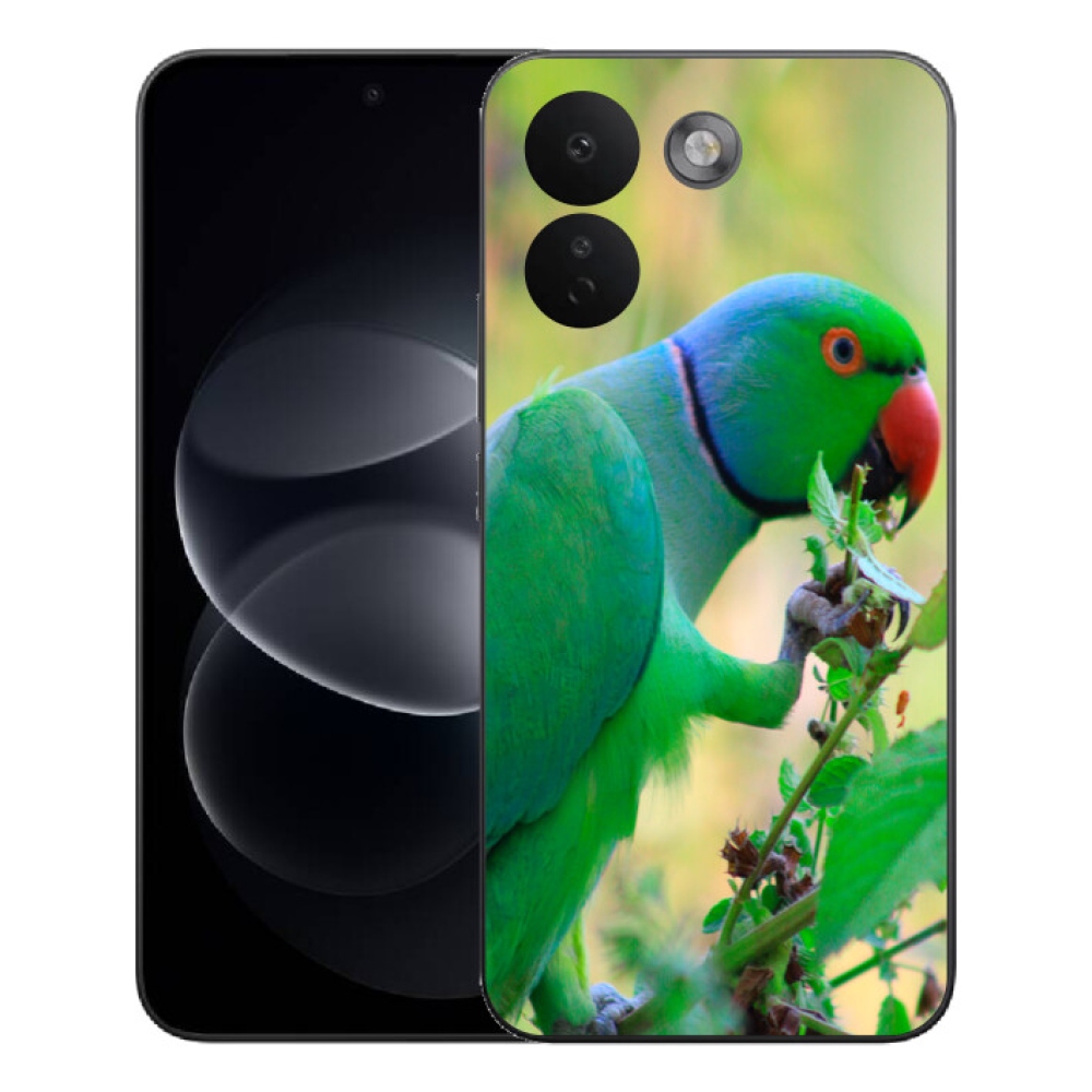 Gélový kryt mmCase na Xiaomi Redmi Note 17 Pro Max 5G - papagáj alexandr