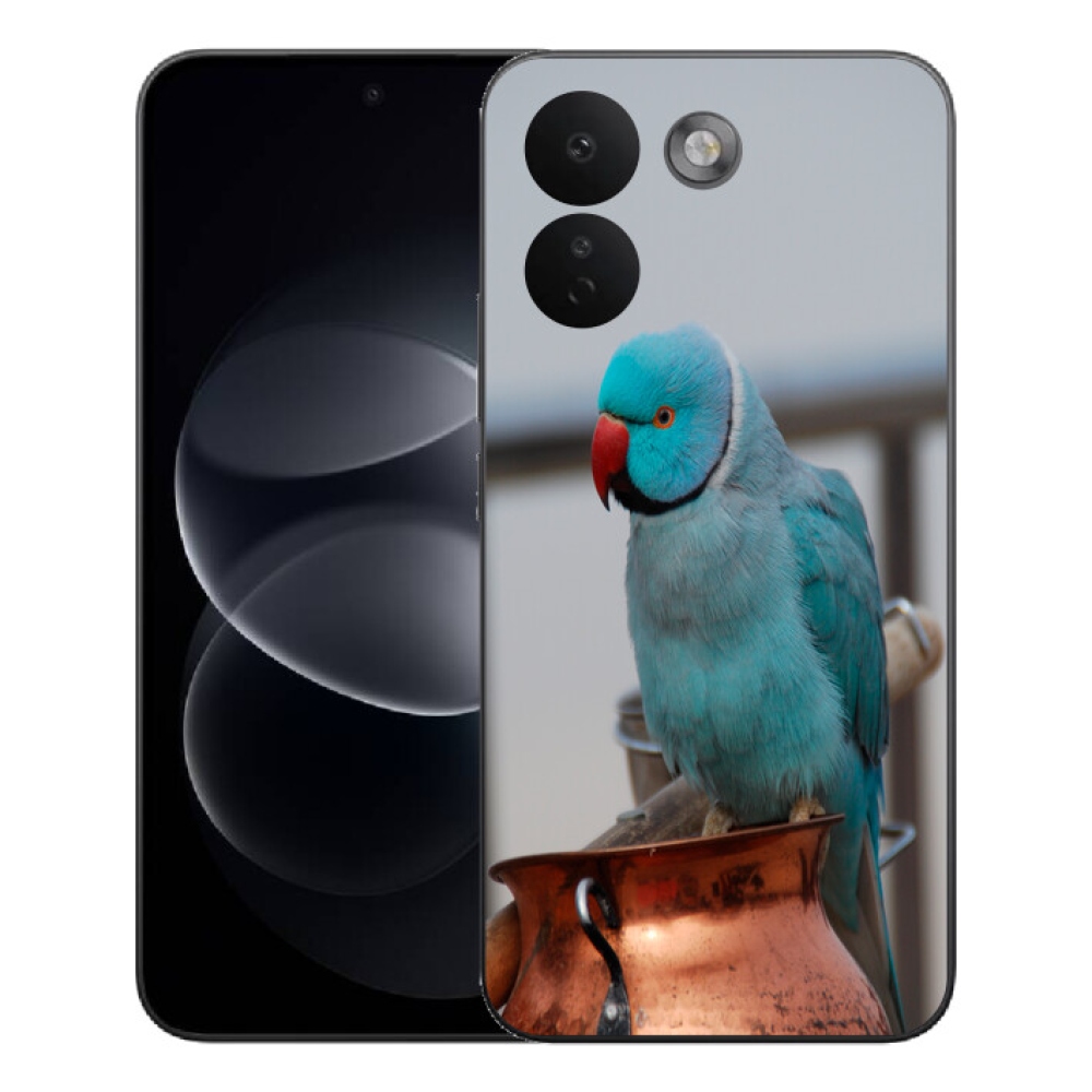 Gélový kryt mmCase na Xiaomi Redmi Note 17 Pro Max 5G - papagáj alexander modrý