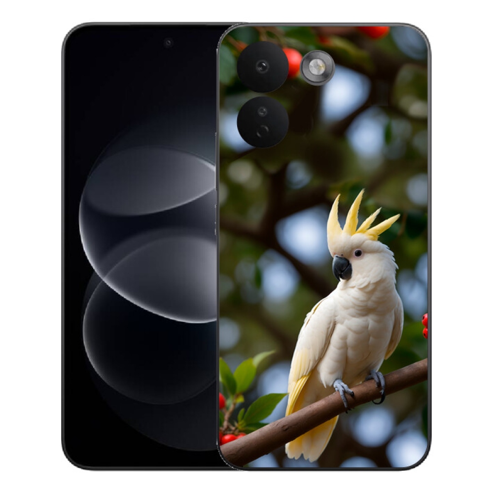 Gélový kryt mmCase na Xiaomi Redmi Note 17 Pro Max 5G - papagáj kakadu 3