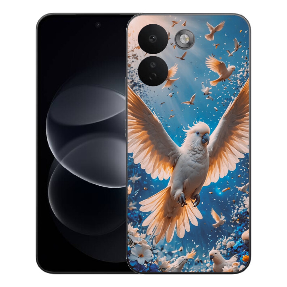 Gélový kryt mmCase na Xiaomi Redmi Note 17 Pro Max 5G - papagáj kakadu