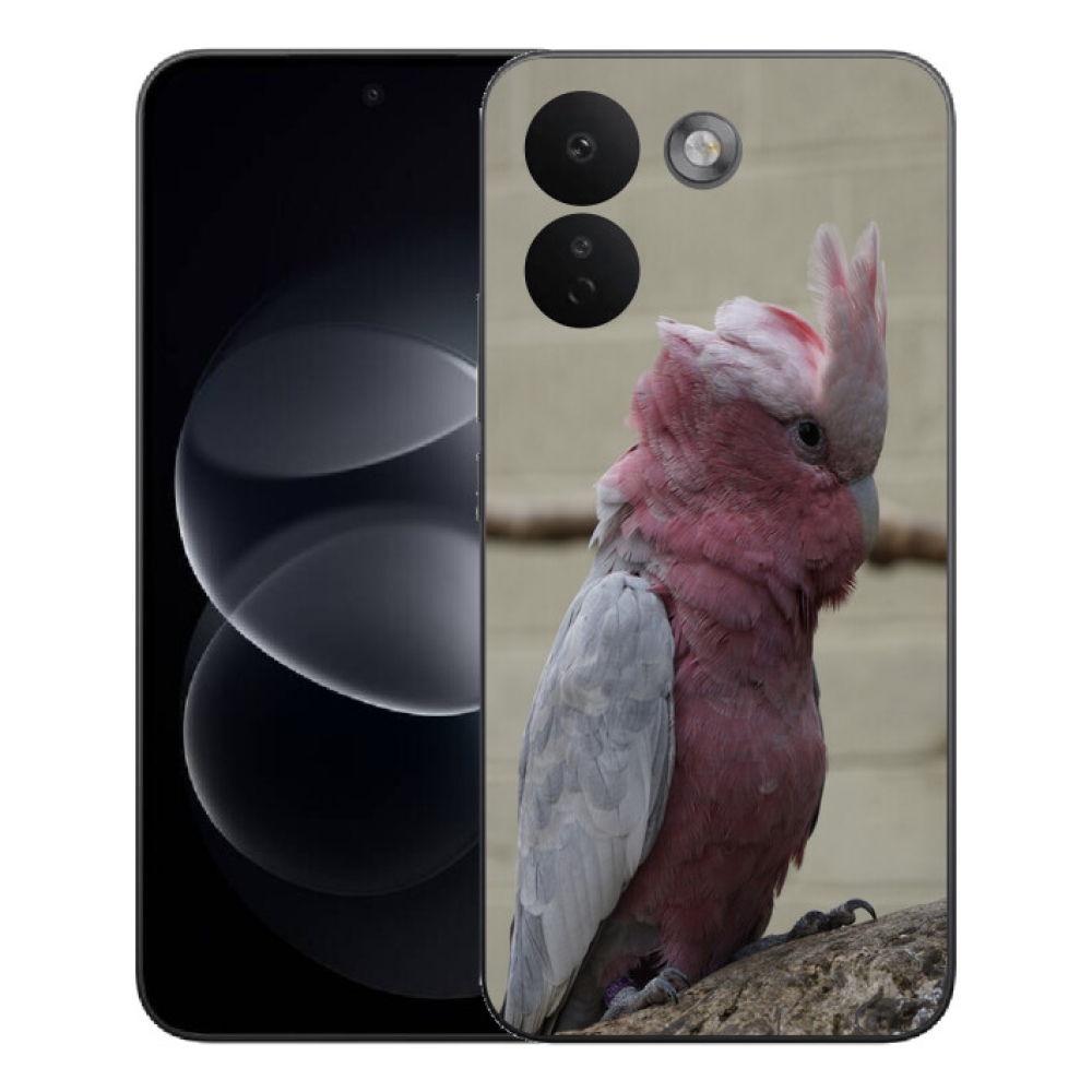 Gélový kryt mmCase na Xiaomi Redmi Note 17 Pro Max 5G - papagáj kakadu ružový