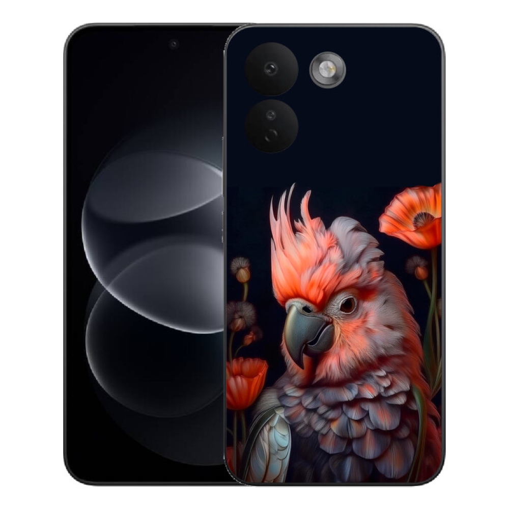 Gélový kryt mmCase na Xiaomi Redmi Note 17 Pro Max 5G - papagáj kakadu vo farbách