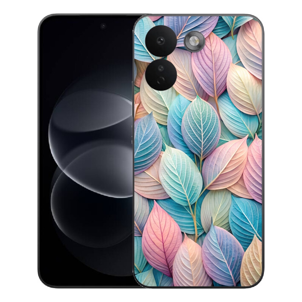 Gélový kryt mmCase na Xiaomi Redmi Note 17 Pro Max 5G - pastelové listy