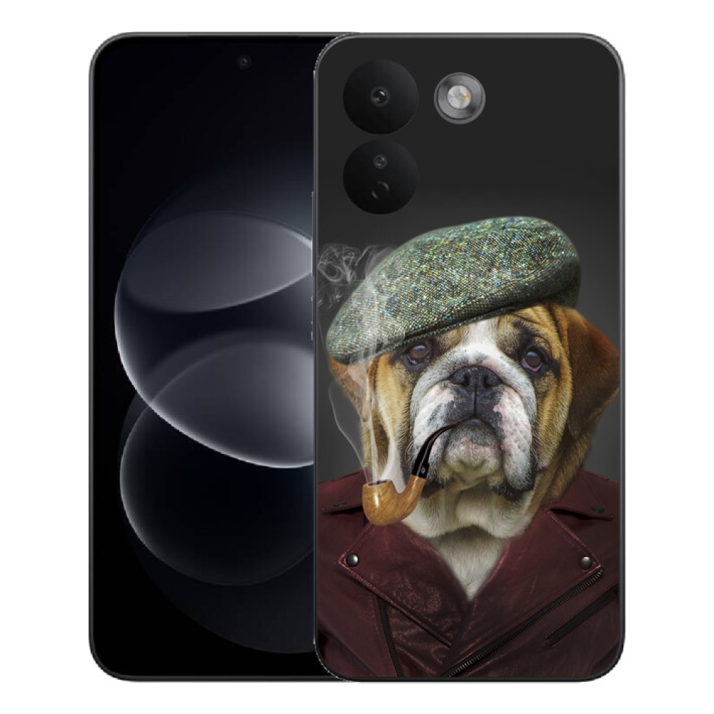 Gélový kryt mmCase na Xiaomi Redmi Note 17 Pro Max 5G - pes s fajkou