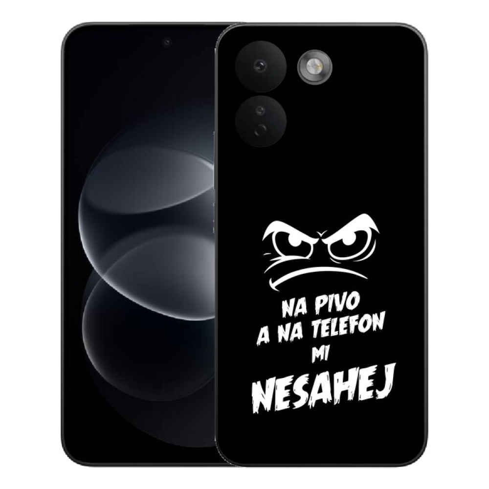 Gélový kryt mmCase na Xiaomi Redmi Note 17 Pro Max 5G - pivný motív 2 čierne pozadie