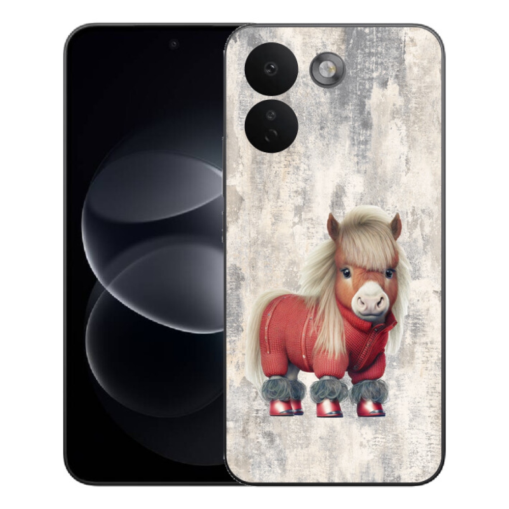 Gélový kryt mmCase na Xiaomi Redmi Note 17 Pro Max 5G - poník vo svetri