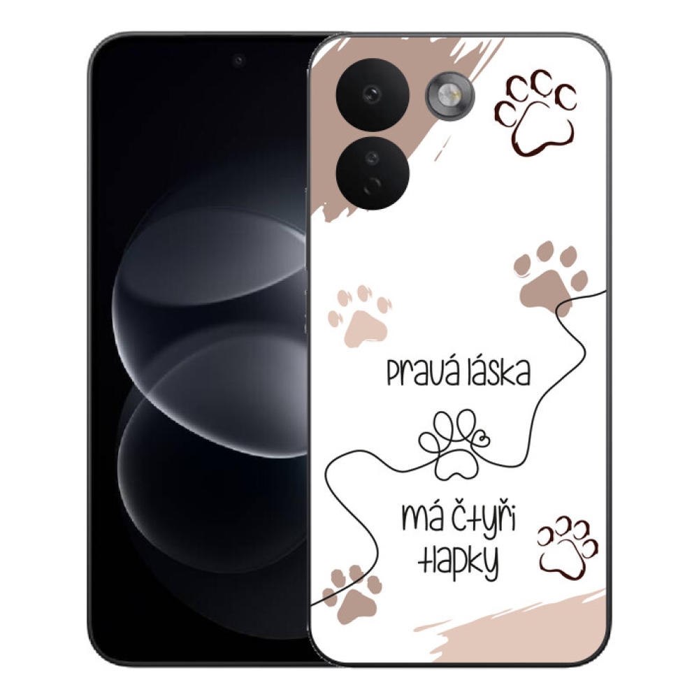 Gélový kryt mmCase na Xiaomi Redmi Note 17 Pro Max 5G - psí motív 1 biele pozadie