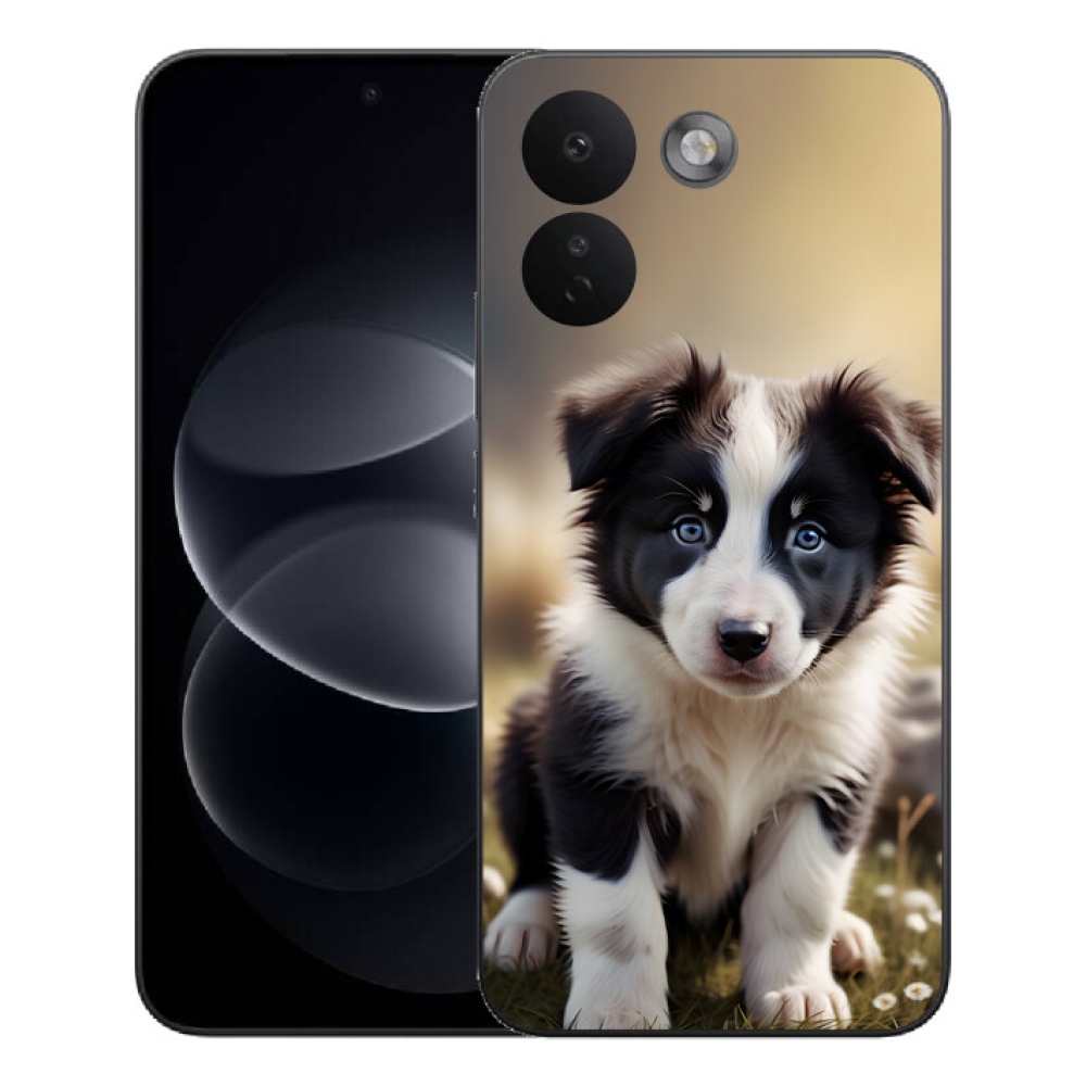 Gélový kryt mmCase na Xiaomi Redmi Note 17 Pro Max 5G - roztomilá border kólia